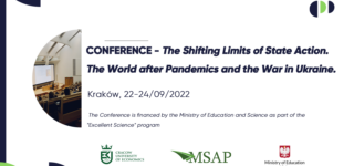Konferencja- The Shifting Limits of State Action. The World after Pandemics and the War in Ukraine